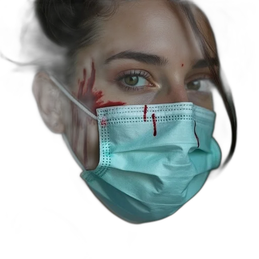 mask, face, staff, weapon transparent PNG cut-out