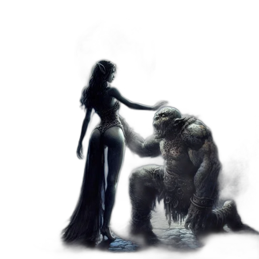 creature, animal, concept art, fantasy art transparent PNG cut-out