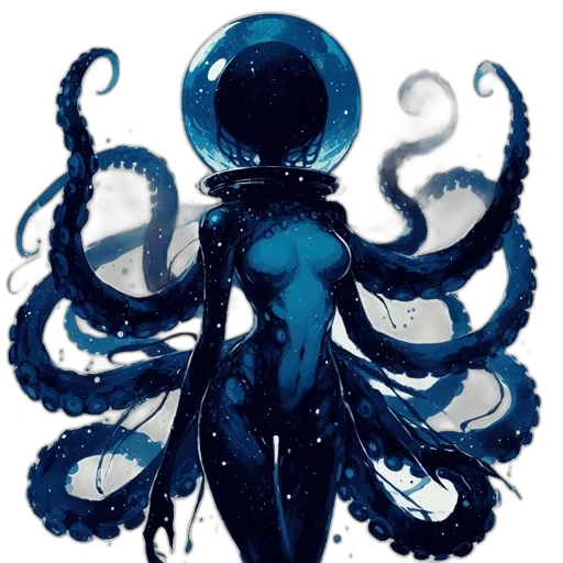 creature, dress, robot, staff transparent PNG cut-out