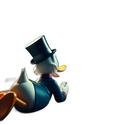 hat, staff, 3d render, concept art transparent PNG cut-out