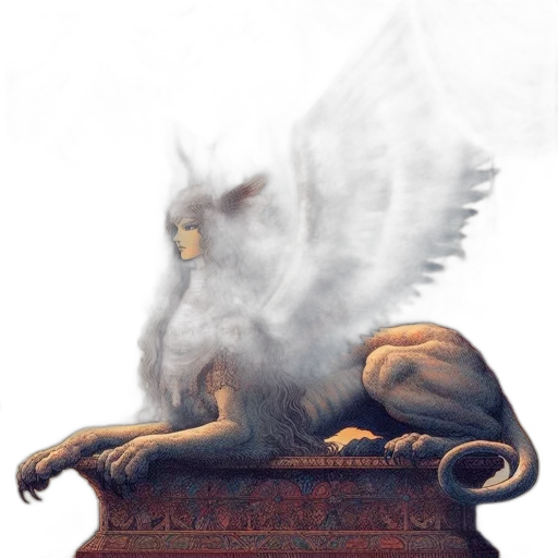 dragon, creature, crown, staff transparent PNG cut-out