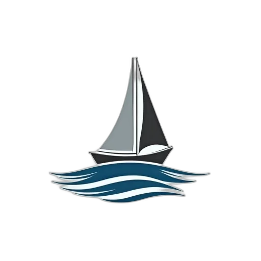 staff, photorealistic, logo, sailing transparent PNG cut-out