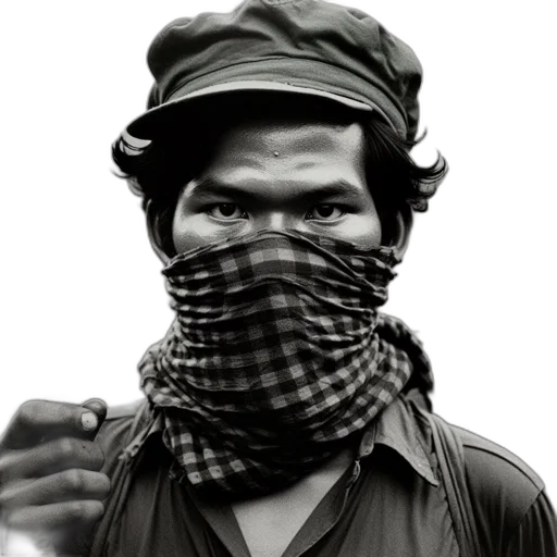 mask, face, weapon, staff transparent PNG cut-out