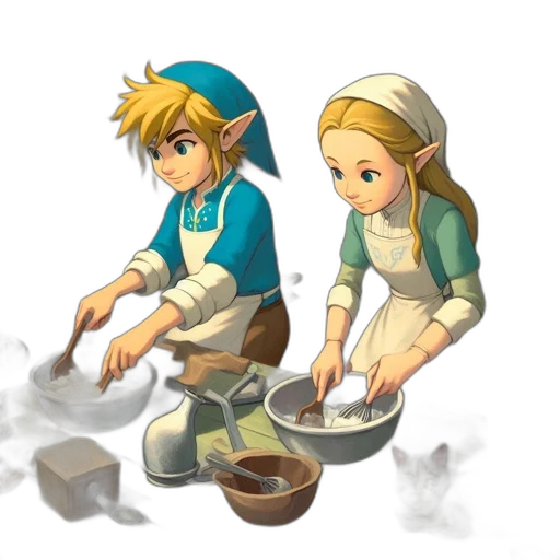food, staff, concept art, pixel art transparent PNG cut-out