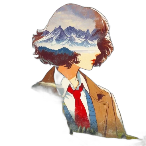 jacket, face, hat, mask transparent PNG cut-out