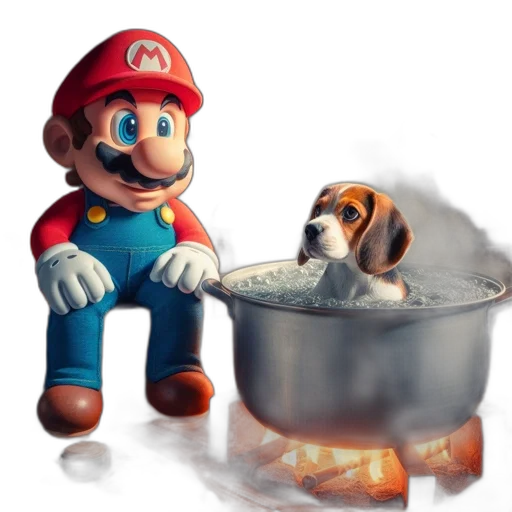 food, animal, creature, 3d render transparent PNG cut-out