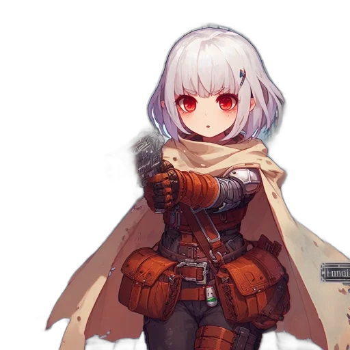 weapon, dragon, jacket, sword transparent PNG cut-out