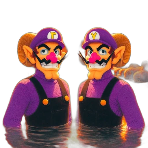 mask, crown, weapon, creature transparent PNG cut-out