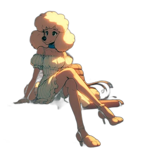 dress, flower, crown, robot transparent PNG cut-out
