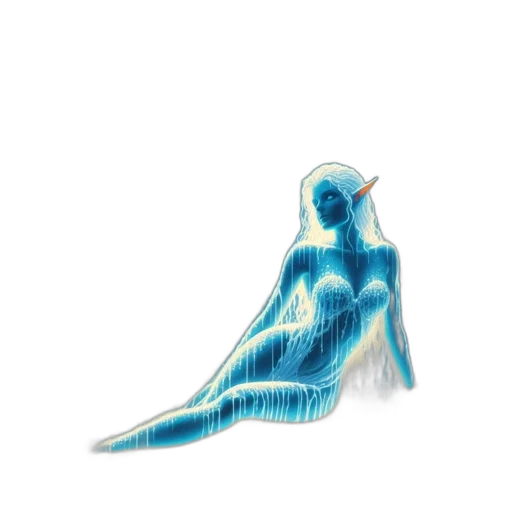 creature, animal, dress, hair transparent PNG cut-out