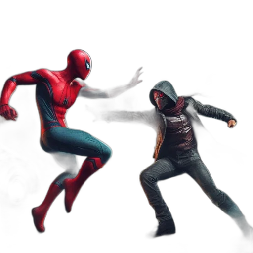 mask, concept art, comic book art, 3d render transparent PNG cut-out