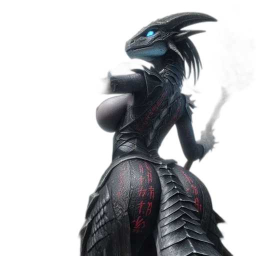 dragon, dress, robot, mask transparent PNG cut-out