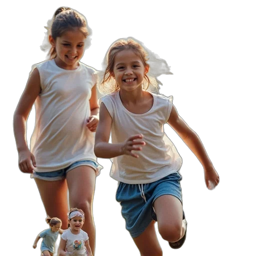 photorealistic, 3d render, collage, sport transparent PNG cut-out