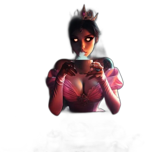 mask, dress, crown, robot transparent PNG cut-out