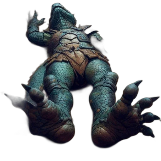 creature, dragon, animal, staff transparent PNG cut-out