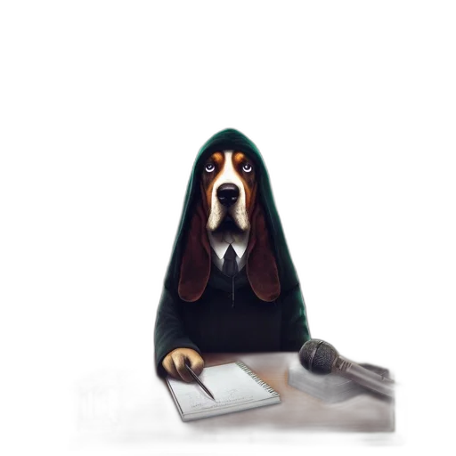 staff, animal, creature, robot transparent PNG cut-out