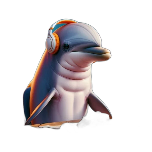 animal, creature, staff, vaporwave transparent PNG cut-out