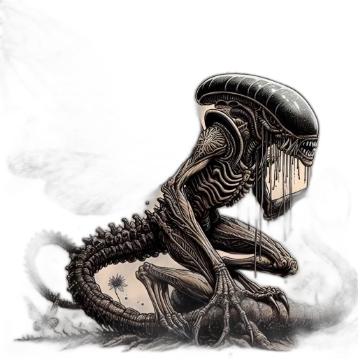 creature, animal, dragon, robot transparent PNG cut-out