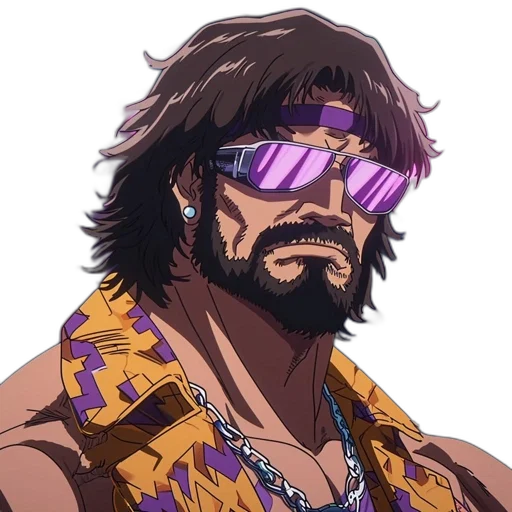 face, vaporwave, anime, cyberpunk transparent PNG cut-out
