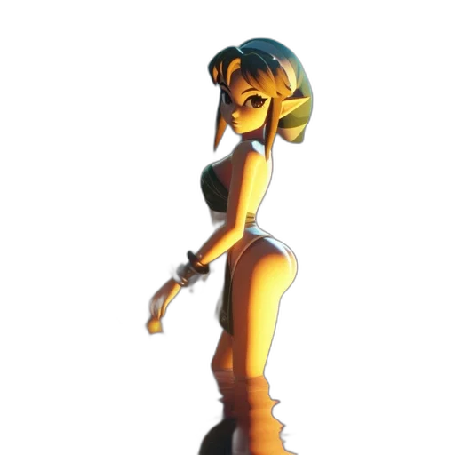 dress, staff, robot, weapon transparent PNG cut-out
