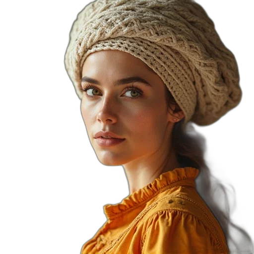 hat, crown, face, dress transparent PNG cut-out