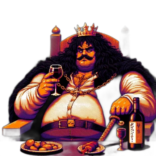 crown, food, pixel art, concept art transparent PNG cut-out