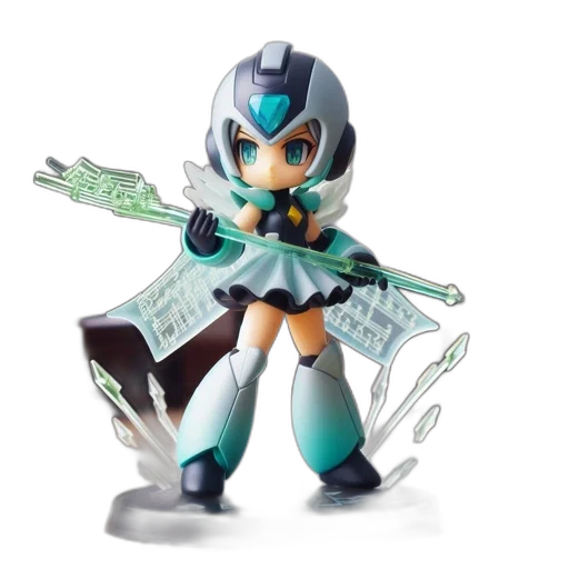 robot, weapon, 3d render, concept art transparent PNG cut-out