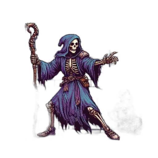 staff, concept art, pixel art, fantasy art transparent PNG cut-out