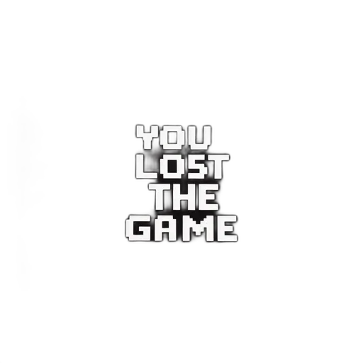 pixel art, image, displays, words transparent PNG cut-out