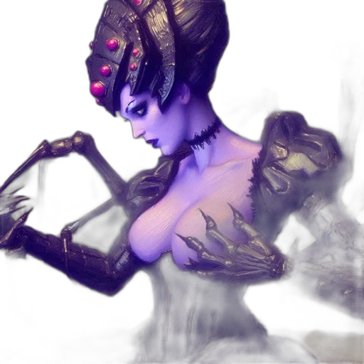 mask, creature, robot, fantasy art transparent PNG cut-out