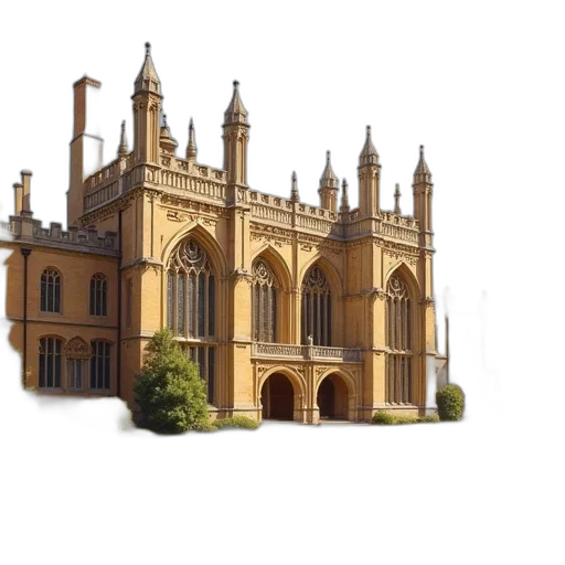 building, crown, 3d render, photorealistic transparent PNG cut-out