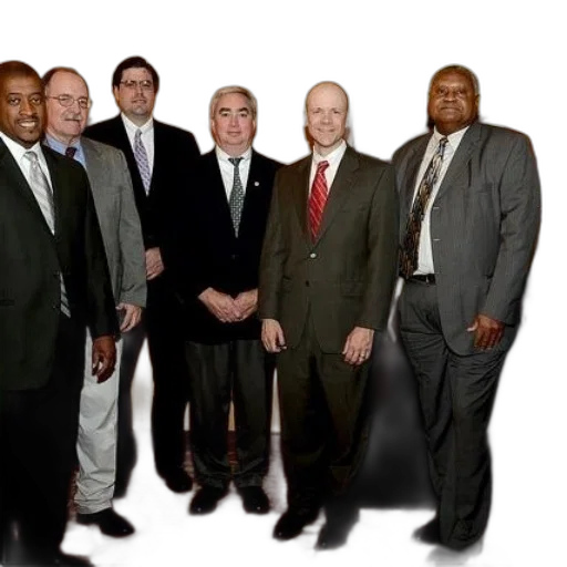 staff, group, men, suits transparent PNG cut-out