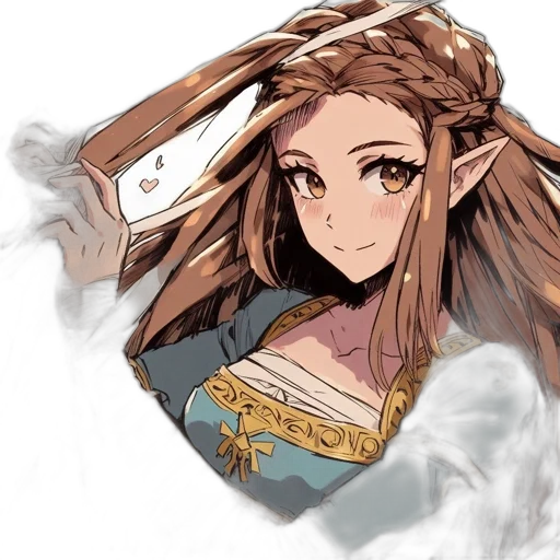 staff, hair, crown, face transparent PNG cut-out