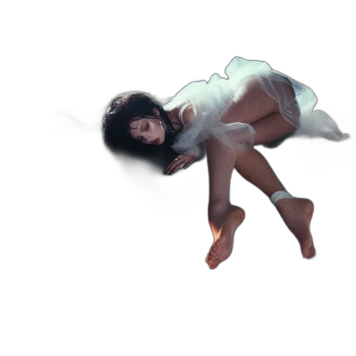 dress, creature, hair, concept art transparent PNG cut-out