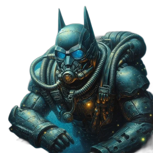 robot, concept art, fantasy art, comic book art transparent PNG cut-out