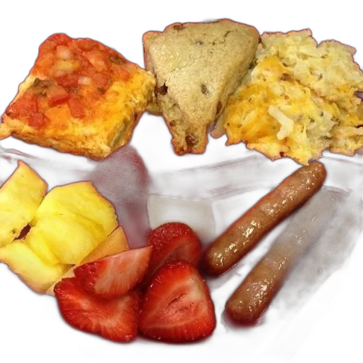food, red, plate, variety transparent PNG cut-out