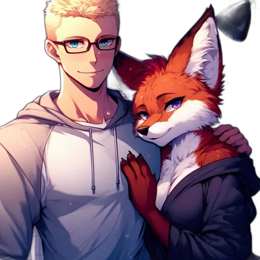 staff, jacket, animal, pixel art transparent PNG cut-out