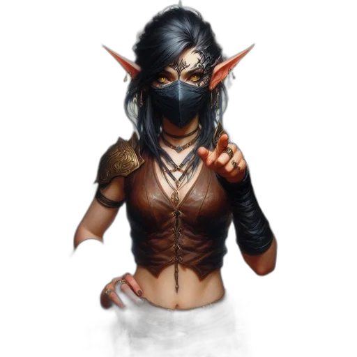 mask, dragon, face, staff transparent PNG cut-out