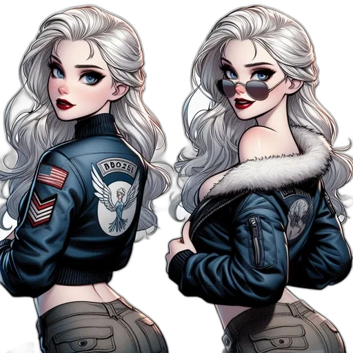 jacket, comic book art, concept art, cartoon transparent PNG cut-out
