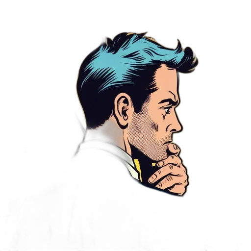 jacket, face, hair, staff transparent PNG cut-out