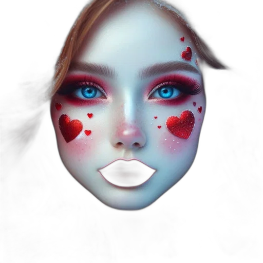 face, mask, creature, robot transparent PNG cut-out