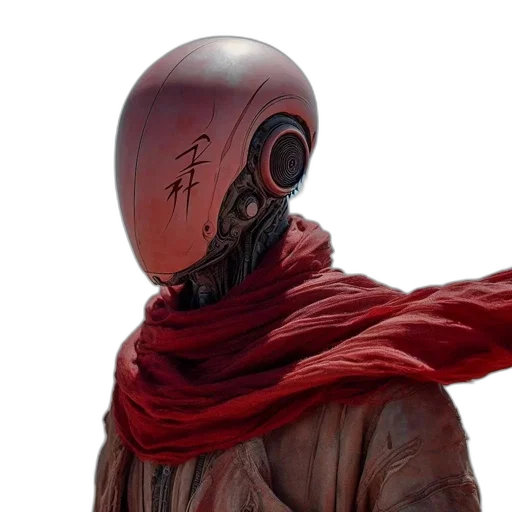 mask, creature, face, robot transparent PNG cut-out
