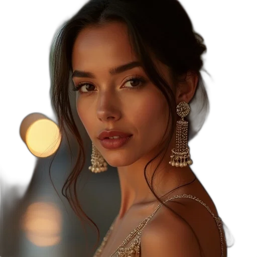 jewelry, face, dress, crown transparent PNG cut-out