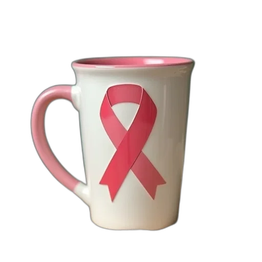 3d render, cancer, survivor, ceramic transparent PNG cut-out