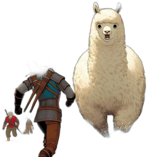 animal, creature, weapon, staff transparent PNG cut-out