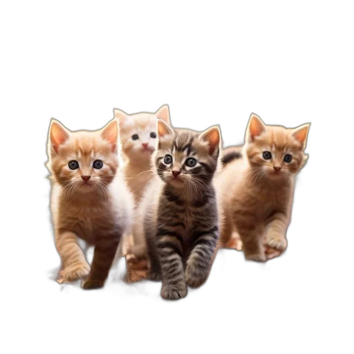 staff, animal, photorealistic, 3d render transparent PNG cut-out