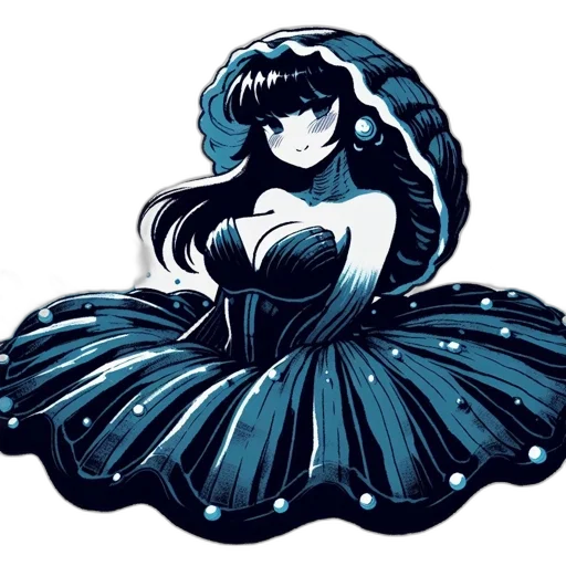 dress, crown, hair, flower transparent PNG cut-out