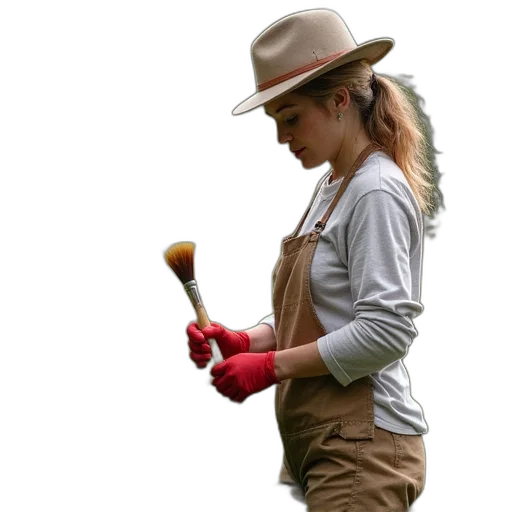 staff, hat, weapon, umbrella transparent PNG cut-out