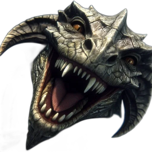 dragon, creature, animal, mask transparent PNG cut-out