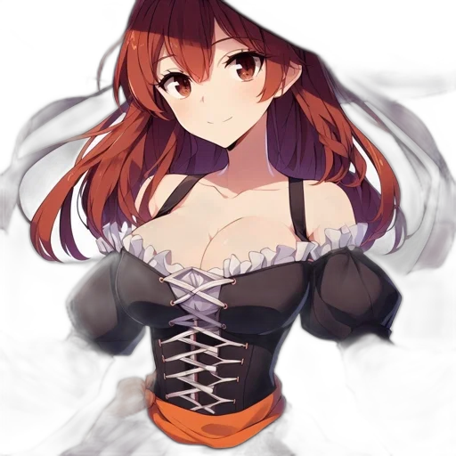 dress, crown, robot, staff transparent PNG cut-out